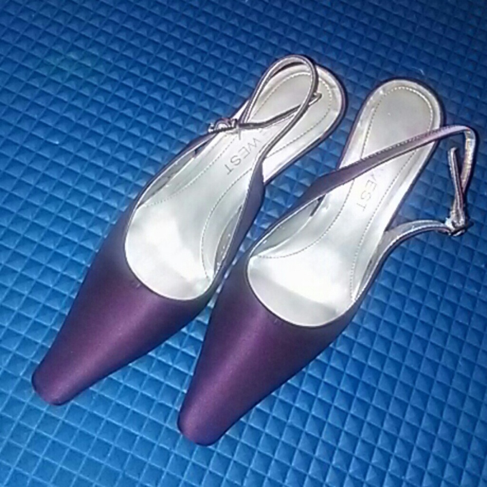 Nine West Purple Sling Back